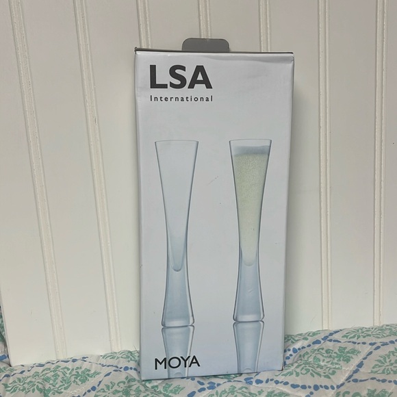 LSA International‎ champagne flute, hand blown, elegant, replacement - Picture 1 of 6